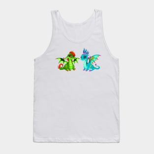 Baby dragons with cute eye Tank Top